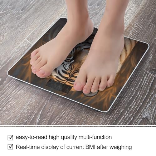 Báscula digital para baño con pantalla LCD y vidrio templado miniatura 5