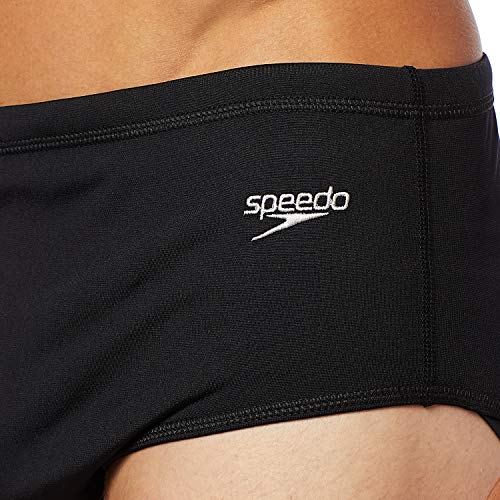 Speedo Hydrofast+ Sunga, 17 cm, Homens, Preto, GG2