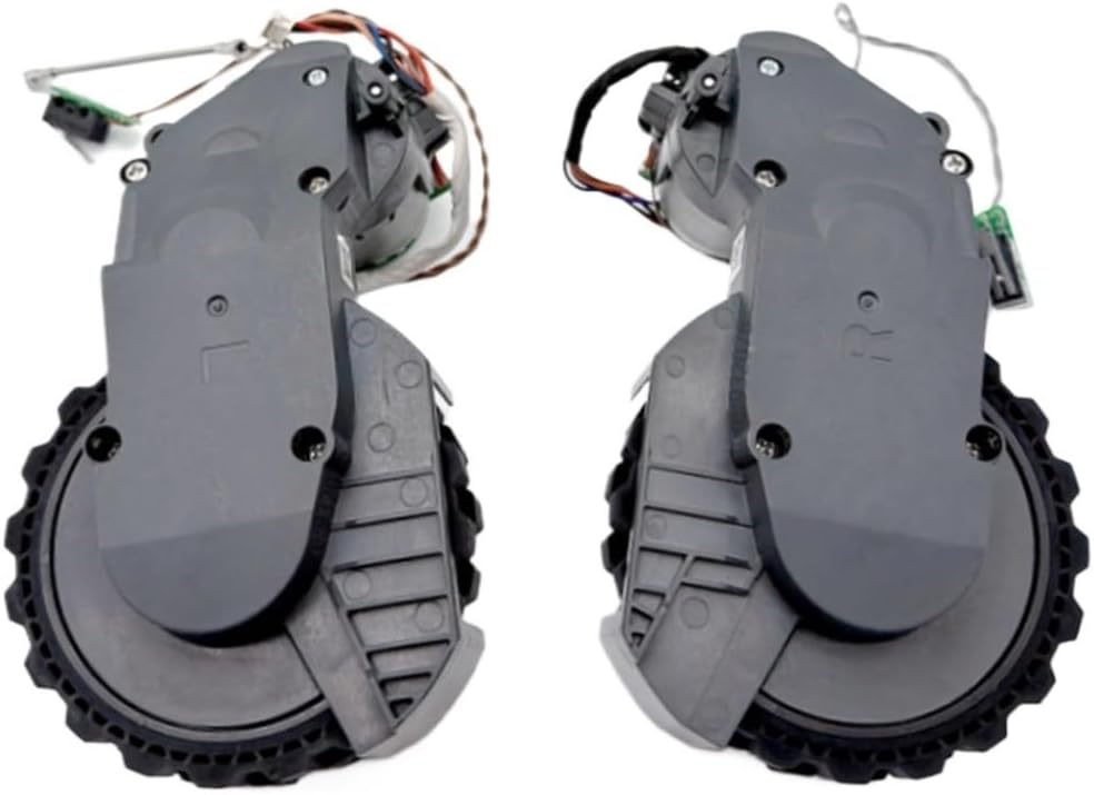 ，Compatible For Roborock， Branded Walking Wheel L+R Right Side Optional ，Compatible For Q Revo Curv Robot Vacuum Cleaner Accessory Parts(Large)
