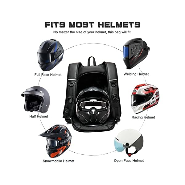 Bike Backpack,Waterproof Helmet Backpack for Males,Bike Equipment,Journey Backpack - Image 5
