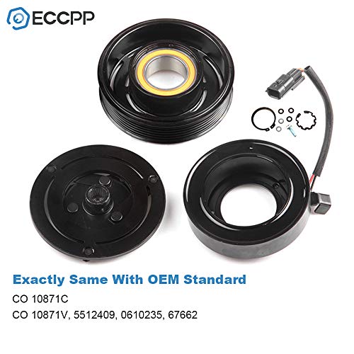 Image of ECCPP AC Compressor Clutch for Nissan Sentra 2.0L 2007-2012 AC Clutch Kit