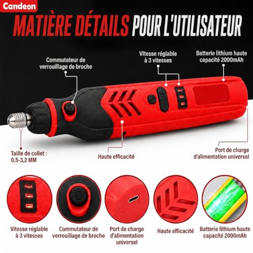 Nimomo Affuteur Chaine Tronçonneuse Electrique sans Fil – vue 5