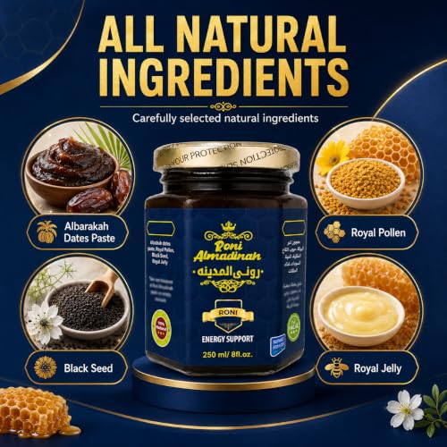 Mezcla de miel natural Roni Almadinah 8 oz miniatura 3