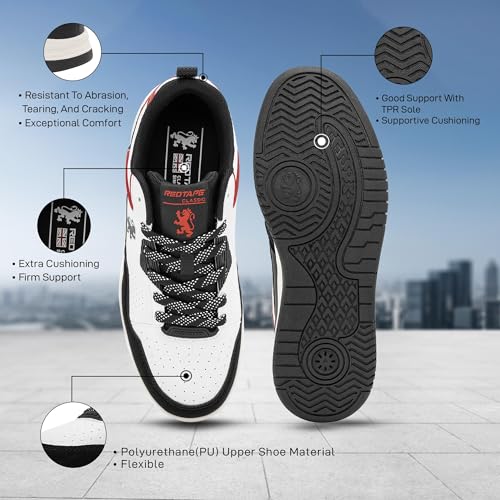 Image of Red Tape Casual Sneaker Shoes for Men | Classic Rounded Toe, Soothing Insole & Impact-Resistant Comfort