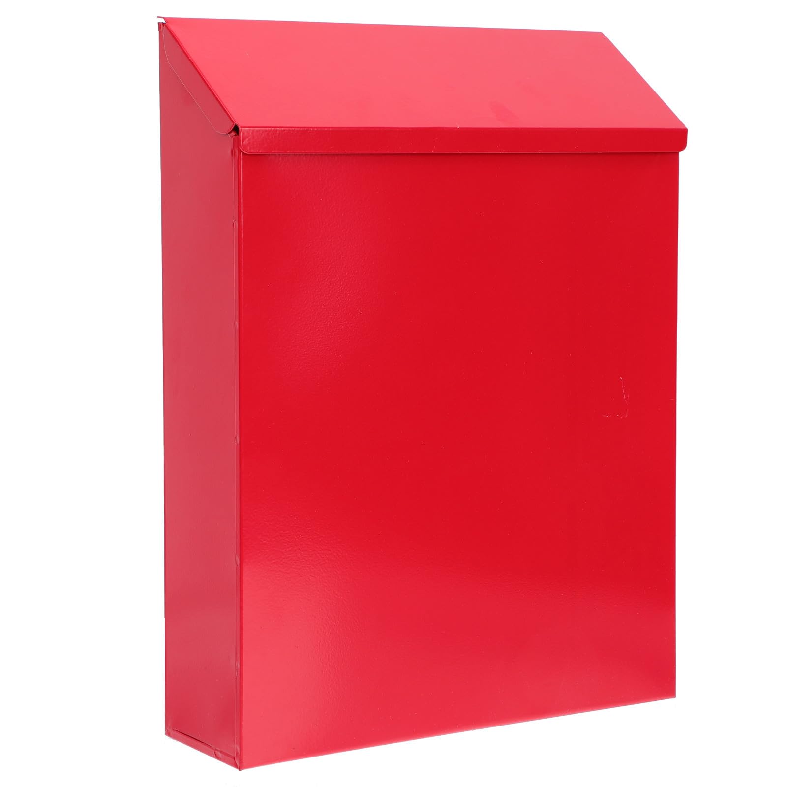 Boîte aux lettres murale en fer rouge pour revivre la nostalgie européenne
