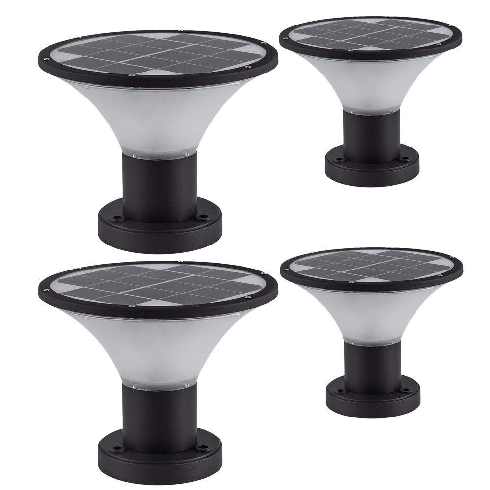 Photo 1 of *SEE NOTES* Solar Post Cap Lights Outdoor, (4 Pack)