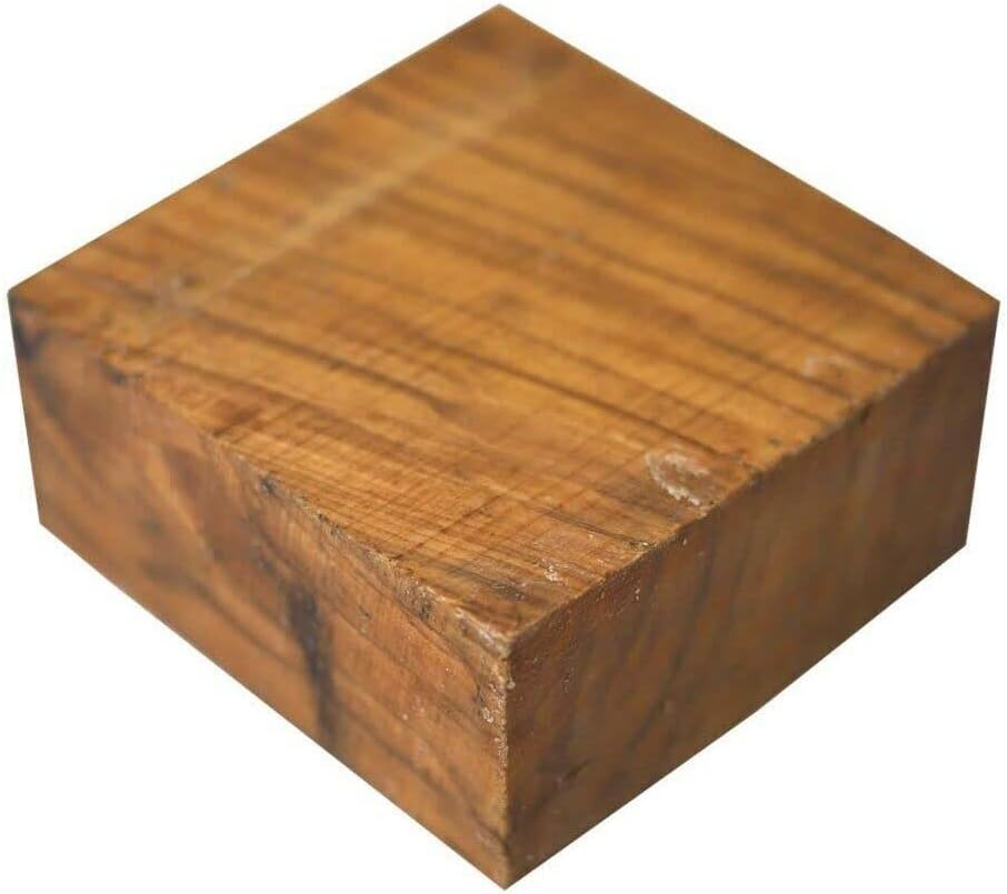 Lumber Wood for Woodworking - Construction - Landscaping Beautiful Exotic Olivewood Bowl Blanks 6" x 6" x 3"