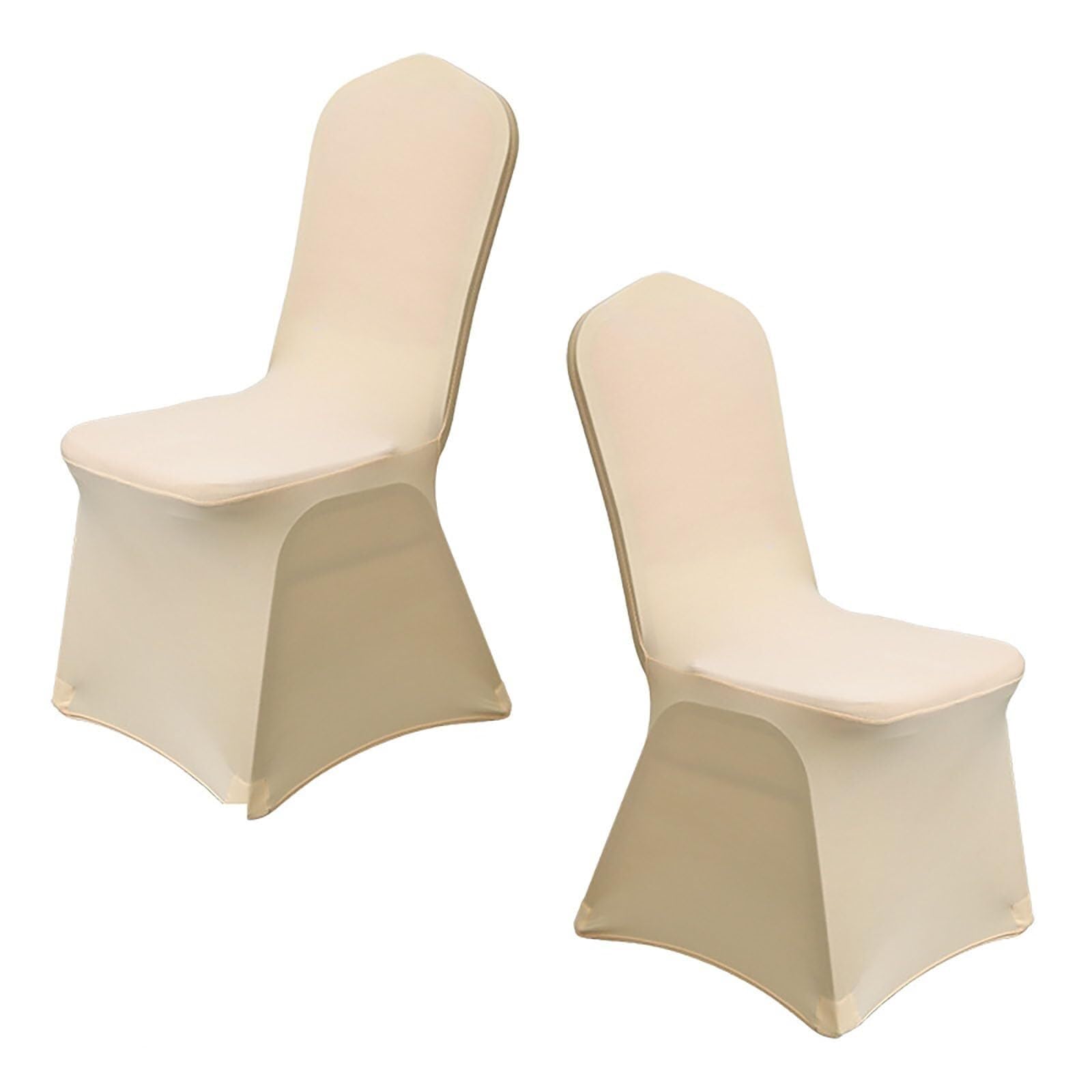 NMVAWIPT Chair Cover, Polyester Spandex Stretch, Slipcovers Washable & Removable, For Weddings, Dining Parties, Celebrations(U#,20pcs)
