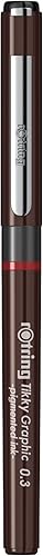 Miniatura 3 de rOtring Tikky 1904753 - Bolígrafo gráfico de punta de fibra de 0.012 in, tinta negra