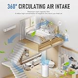 5W Energy Saving HEPA Air Purifier with USB Power,Fights Mould, Pet Dander & Dust,Compact & Portable for Bedroom, Office,Aromatherapy Function & Night Light - Image 6
