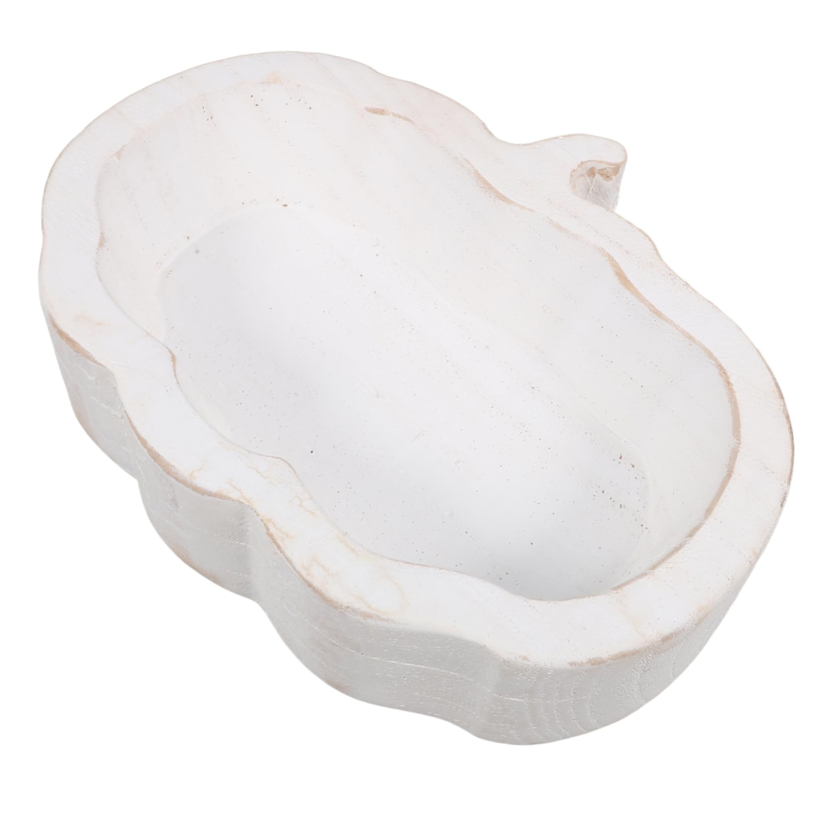 Cabilock 5 Piezas Compota de calabaza y cuenco de madera Bol de madera para ensaladas decoración de acción de gracias de otoño bandeja para servir con forma de pata plato de sopa delicado
