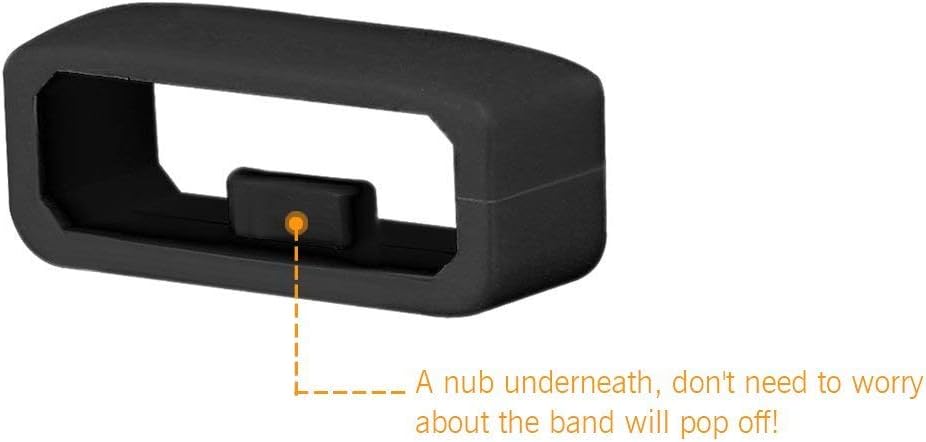 SKYLET Compatible with Garmin Vivofit 2 Bands, Soft Silicone Replacement Bands for Vivofit 2 Wristband Bracelet with Buckle Small Large Kids Men Women Black (No Tracker)