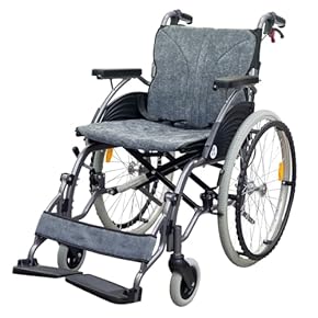 【動作良好美品】スポーツ用自走式車椅子 軽量アルミフレーム メッシュシート 自走用車いす - Amazon.co.jp