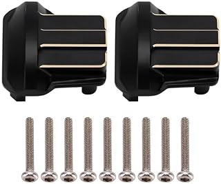 Brass Alloy Differential Covers (2) 10g Each for Traxxas 1/18 TRX-4M