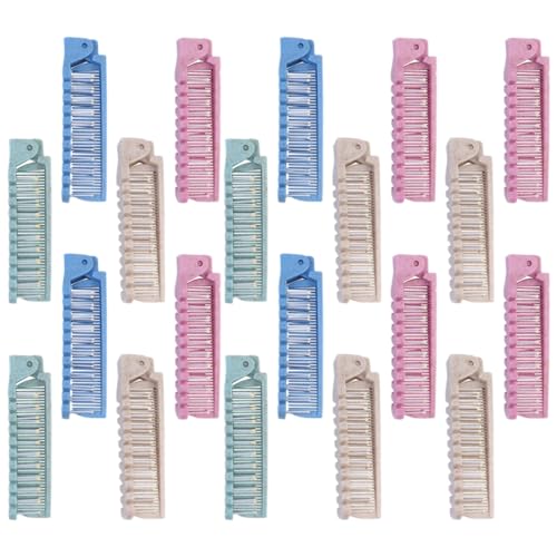 Peignes pliants anti-irritation : le lot de 20 pour le camping
