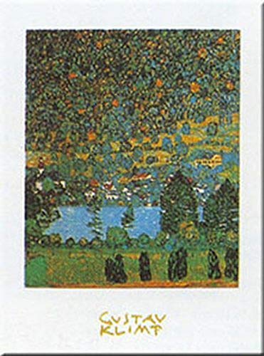Mnt. Slopes At Unterach by Gustav Klimt 28 X 20 Art Print Poster