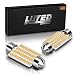 LUYED 2 X 570 Lumens Super Bright 3014 48-EX Chipsets 569 578 211-2 212-2 LED Bulbs Used For Dome light,Warm White