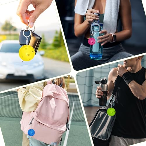 Porte-clés Pickleball lot de 24 pour accessoires de sac de sport - 7