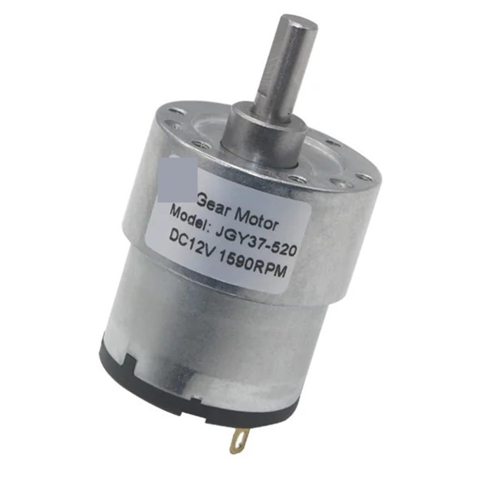 JGB37-520 Getriebemotor, 37 mm Gleichstrom, 12 V DC, 7 U/min bei 960 U/min, Hochdrehmomentgetriebe, 24 V Elektromotor (With Bracket, 22rpm, DC12V)