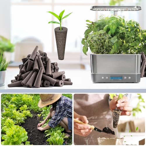 Image of 73 Pack Hydroponic Pods Supplies for Aerogarden Pods, Grow Sponges for Hydroponics, Seed Pods Kit with 30 Grow Sponges, 30 Pod Labels,12 Plant Labels, 1 Tweezer for Hydroponic Indoor Garden System
