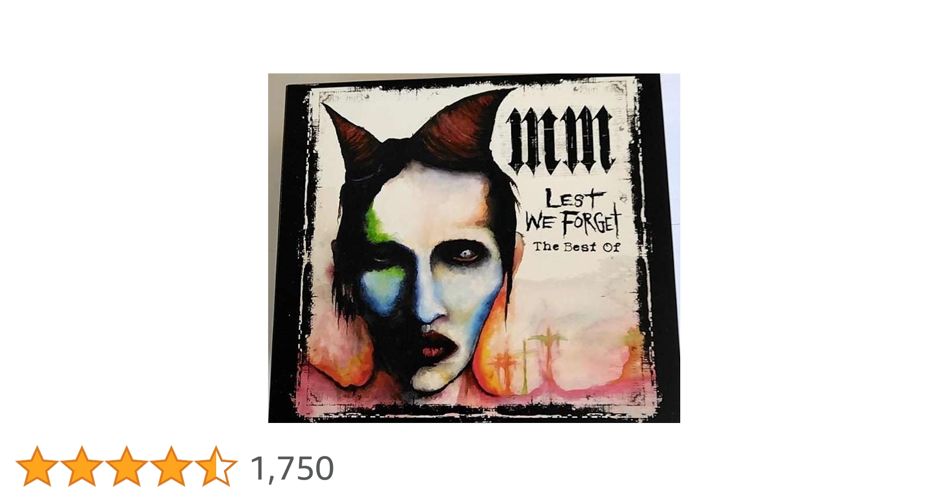 マリリン・マンソン LEST WE FOGET 日本限定初回盤3枚組 Amazon.co.jp: Lest We Forget: The Best of: ミュージック