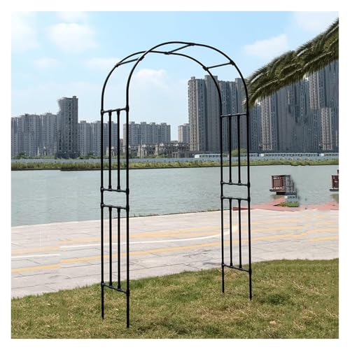 Arche de jardin en métal et acier inoxydable grand treillis durable haute résistance