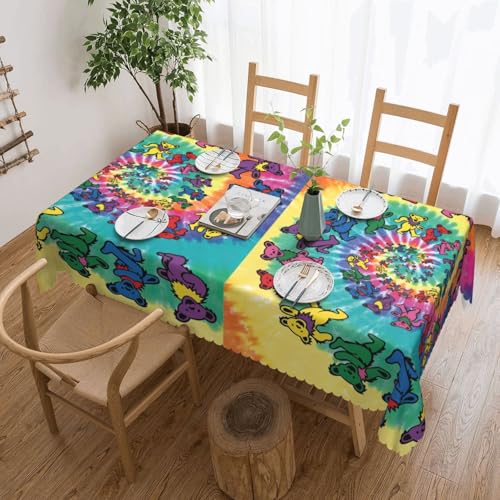 Nappe rectangulaire en tissu imprimé pour dîners et buffets