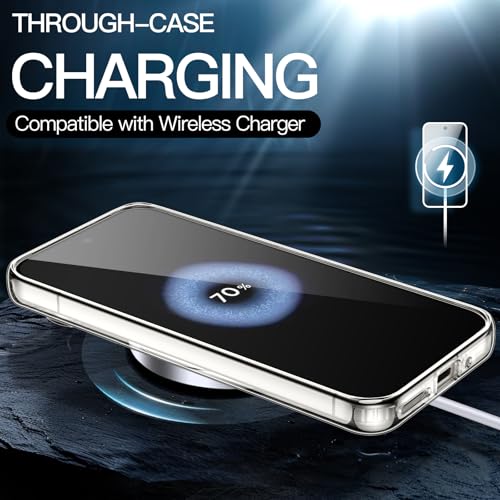 Image of JETech Cover Case for Google Pixel 9 /9 Pro 2024, Non-Yellowing Shockproof Bumper Protective Phone Cover, Anti-Scratch Hard PC Back (Clear)