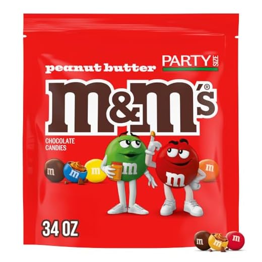 M&M's Peanut Butter - Erdnussbutter - Partypackung Bag USA (963.9g - 34oz)