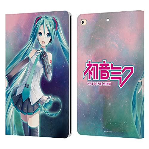 Protection iPad 9.7 Hatsune Miku anti-rayures : étui portefeuille cuir pour sécuriser l'écran