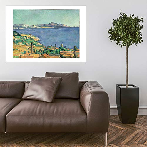 Impression Le Golfe de Marseille Cézanne encadrée de qualité musée - 5