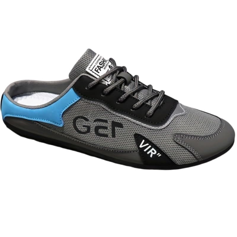 Men's Slip-On Casual Sandals - Non-Slip, Durable, Breathable Mesh Lining, PU Upper, Indoor, Vacation, and Casual Attire