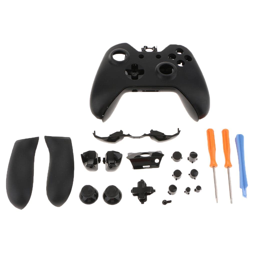 for Microsoft Xbox One Elite Controller Button Set Case Shell Faceplate Kit with Hand Grip Thumb Stick Cap ABXY Bumper Trigger Key-image-48