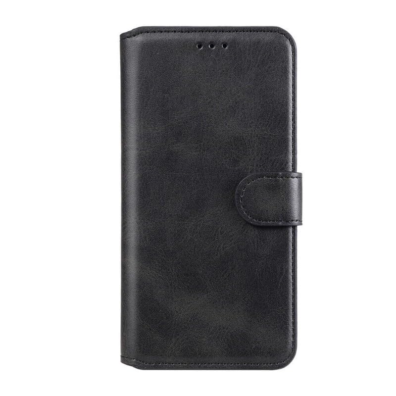 Housse Samsung Galaxy A72 protection intégrale antichoc en cuir avec porte-carte noir