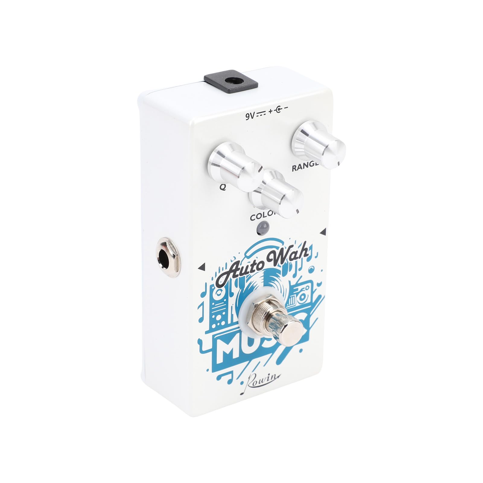 Pedal de Efectos de Guitarra, Pedal Wah Automático de Aleación de Zinc con Grabación en Bucle para Actuaciones en Escenario, Control de Tono Ajustable y Sonido Funky para Guitarristas y