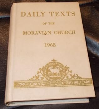 Hardcover Daily Texts of the MORAVIAN CHURCH / 1968 Book