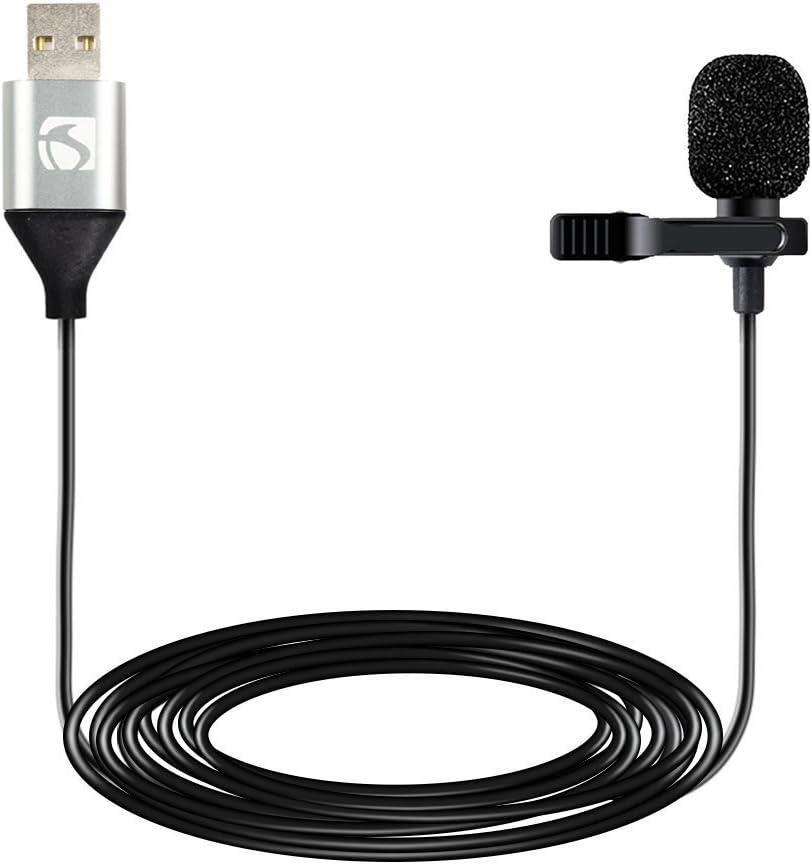 Industry Standard Sound ISSLM420 USB Lapel Clip On Microphone