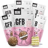 The GFB Birthday Cake Cookie Protein Bites - Allergen Friendly & Nut Free - Gluten Free, Plant Based, Non GMO, Sustainably Made – Ridiculously Tasty, Healthy, Protein Energy Balls, 4 oz (6 Count)
