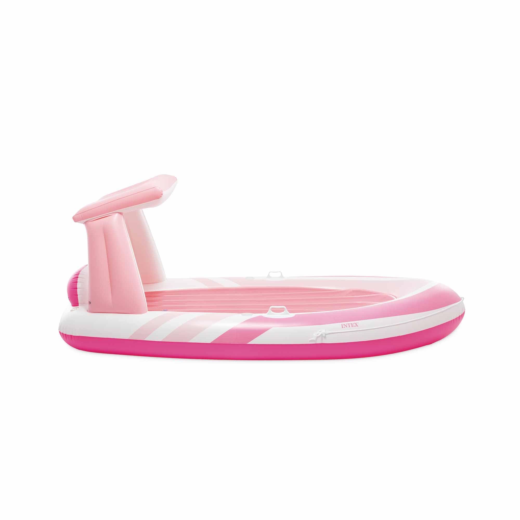 Intex 57804EU - Materassino Gonfiabile Mare Canotto Pink Paradise, Rosa, 244x119x97 cm