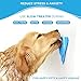 Aquapaw Dog Licking Mat for Wall & Floor - 1-Pack Blue - Suction Slow Feeder for Treats & Peanut Butter - Also Bath Toy for Dogs