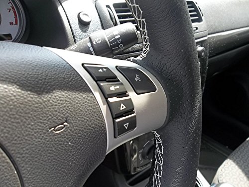 Redlinegoods Steering Wheel Cover Compatible With Saturn Sky 2006-09. Latte/Black Thread #TOP5