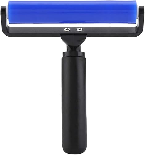 Miniatura 9 de Rodillo de eliminación de polvo, rodillo manual de silicona azul de 4 tamaños, herramienta de limpieza antiestática para el hogar, dormitorio, sala