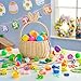 JOYIN 48Pcs Easter Eggs with Toys Inside, Prefilled Easter Eggs with Popular Assorted Toys for Kids Boys Girls, Basket Stuffers Filler, Party Favors, Classroom Exchange