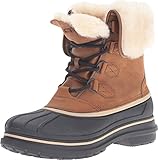Crocs Men's AllCast II Luxe Snow Boot, Wheat/Black, 10 M US