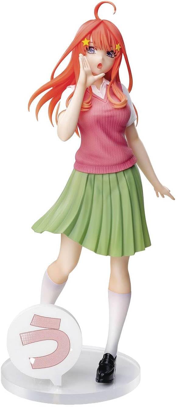 Sega Multicolor The Quintessential Quintuplets Specials Luminasta Pvc Statue Itsuki Nakano 20 Cm