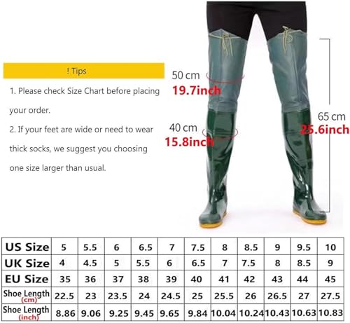 Botas de Pesca Ligeras Impermeables con Cordón Ajustable 4