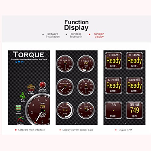 obdator Mini Bluetooth OBD2 Scanner ELM327 Automotive OBD OBDII Code Reader Car Check Engine Light Diagnostic Scan Tool for Android PC