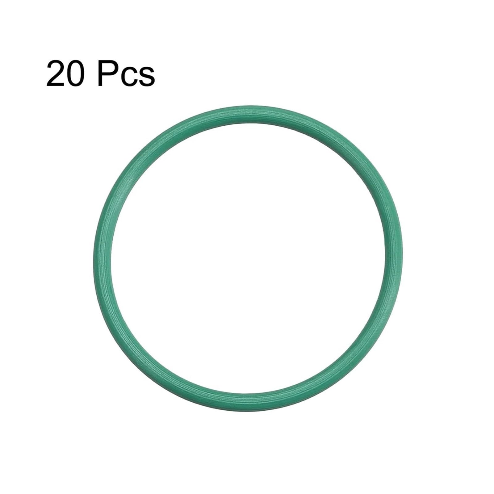 Złączki 20 szt. O-ringów z gumy fluorowej, średnica zewnętrzna 29 mm, średnica wewnętrzna 26 mm, szerokość 1,5 mm, uszczelka zielona do napraw pneumatycznych itp. Podkładka uszczelniająca