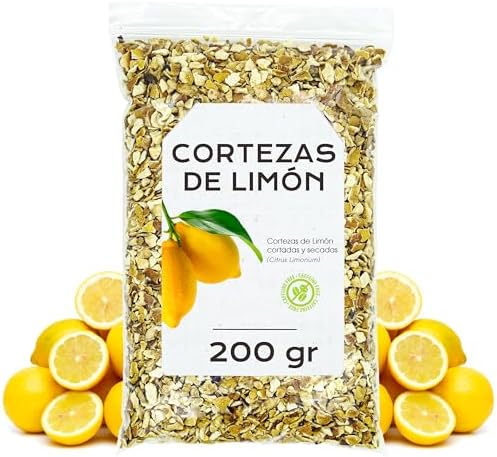 Cortezas de Limon 200g - Cascaras de Limon para Infusion o Te - A...
