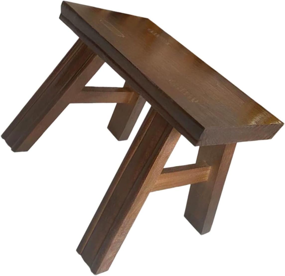 Cabilock Wooden Step Stool for Adults and Boy Girl Portable Rustic Stool for Bathroom Kitchen Bedroom Multi-use Dance Lightweight and Chic Design